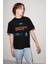 Nobody Oversize Siyah T-Shirt 2