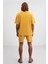 Timothy Relaxed Oversize Safran Sarı T-Shirt 5