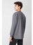 Uncommon Erkek Baskılı Yuvarlak Yaka Ekstra Oversize Gri T-Shirt 5