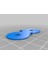 Keychain ile Düz Yaşam/puan Sayacı (Sadece Plastik Aparattır!!!) 3D 5