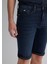 Nicholas Mavi Premium Gece Mavisi Jean Şort 0416087141 6