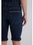 Nicholas Mavi Premium Gece Mavisi Jean Şort 0416087141 7