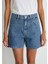 Verna 90lar İndigo Mavisi Jean Şort 1410059-87081 8