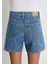 Verna 90lar İndigo Mavisi Jean Şort 1410059-87081 9