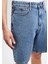 Houston Street Koyu Indigo Jean Şort 0410672-87660 6