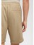 TENCEL TM Lyocell Kahverengi Şort 0410010-70203 6