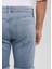 Brian Sporty Puslu Açık Mavi Jean Şort 0418487659 8