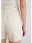 Verna Mavi Premium Krem Jean Şort 1410059-87082 8