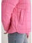 Dik Yaka Pembe Şişme Mont 1110260-86413 7
