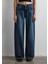 Siena Iconic Puslu Koyu Mavi Jean Pantolon 1010763-87748 6