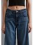 Siena Iconic Puslu Koyu Mavi Jean Pantolon 1010763-87748 10
