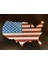 Amerikan Bayrağı Ülke Şekilli (Sadece Plastik Aparattır!!!) 3D 3