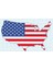 Amerikan Bayrağı Ülke Şekilli (Sadece Plastik Aparattır!!!) 3D 5