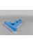 Çift Perde Çubuk Braketi (Sadece Plastik Aparattır!!!) 3D 1