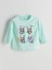 Yeni Sezon Bisiklet Yaka Kiz Cocuk Pijama Ust - S5NO18Z4 1
