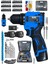 84 Parça Güçlendirilmiş Şarjlı Matkap Seti, Kömürsüz Motor, Armut Batarya 1