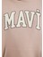 Mavi Logo Baskılı Kapüşonlu Bej Sweatshirt 1600361-70043 8