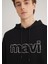 Mavi Logo Baskılı Siyah Sweatshirt 0S10196-900 6