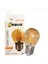 Şık Amber Dekoratif LED Filament Ampul, 4W, E27, Beyaz Işık 1