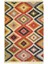 Çift Taraflı Yıkanabilir Geleneksel Anadolu Zilli Motif Kilim Yolluk 1