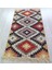 Çift Taraflı Yıkanabilir Geleneksel Anadolu Zilli Motif Kilim Yolluk 2