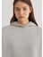 Kapüşonlu Gri Basic Sweatshirt 1S10186-83096 6