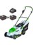 Akülü Çim Biçme 2*4.0 Ah Akü+Şarj Aleti (2060) 1
