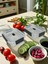 Cam Saklama Kabı 2 Lı Set (650 Ml- 1000 Ml) Isıya Dayanıklı Cam -Plastik Sızdırmaz Kapaklı 3