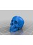 Kafatası Düşük Resim Yazdırılabilir Kapalı Mesh (Sadece Plastik Aparattır!!!) 3D 1