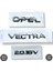Opel Vectra 2.0 16V Yazısı Aksesuar Sticker 3m 3D 1