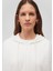 Yarı Fermuarlı Kapüşonlu Beyaz Sweatshirt 1S10248-80194 6