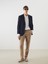 Yeni Sezon Slim Fit Keten Karisimli Erkek Pantolon - S5EE50Z8 1