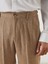 Yeni Sezon Slim Fit Keten Karisimli Erkek Pantolon - S5EE50Z8 3