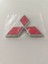Mitsubishi Lancer 2008-2017 Asx 2010-2020 Bagaj Arması 10 cm Bantlı Krom Oto Logo 4