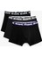 Yeni Sezon 3'lü Boxer Seti Oversize Slogan Baskılı Pamuklu 1