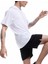 Yeni Sezon Beli Lastikli Bermuda Fermuarlı Cep Detaylı Oversize Erkek Spor Şort 1