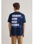Denim Generation Baskılı Lacivert Tişört 0612479-89353 6