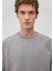 Bisiklet Yaka Gri Basic Sweatshirt 0S10295-80018 7