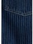 Victor Mavi Premium Indigo Mavisi Çizgili Jean Ceket 0110383-89304 8