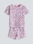 Yeni Sezon Baskili Kiz Cocuk Sortlu Pijama Takimi - S5OV06Z1 1