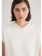 Kapüşonlu Kolsuz Ekru Sweatshirt 1S10311-70057 6