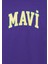 Mavi Logo Baskılı Kapüşonlu Mor Sweatshirt 6S10113-70692 6