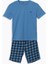 Yeni Sezon Standart Kalip Erkek Sortlu Pijama Takimi - S50532Z8 1