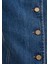 Nini Gold Premium Vintage Koyu Mavi Jean Yelek 1110688-90154 7
