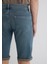 Nicholas Mavi Premium Vintage Puslu Indigo Jean Şort 0416089816 7