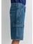 Hamburg MV91 Street Indigo Mavisi Jean Şort 0410681-89815 8
