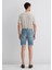 Brian 90LAR Vintage Indigo Mavi Jean Şort 0418485360 6
