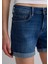 Pixie Casual Koyu Mavi Jean Şort 1437090726 6