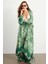 Kadın Yeşil Kaftan Takım Sİ159 4
