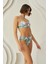 Renkli Branch Flower Kaplı Bikini Takımı 2